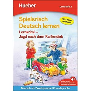 Spielerisch Deutsch lernen Lernkrimi: Jagd nach dem Reifendieb - Hueber - didático ISBN 9783192094705